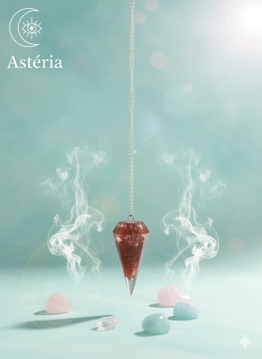 Pendule en Cornaline – Énergie & Confiance